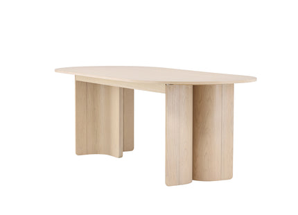 Tyresö Ovala Matbord 220 x 100 Whitewash
