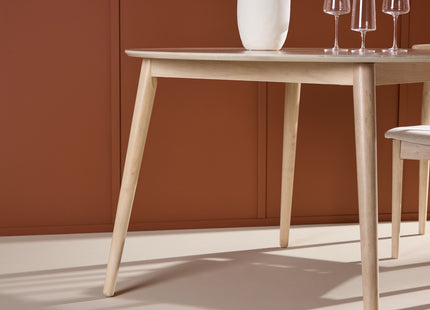 Flora Runda Matbord ⌀120 Whitewash