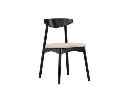 Vind Ven Matstolar 2-pack Svart