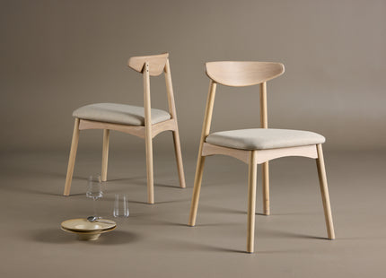 Vind Ven Matstolar 2-pack Whitewash