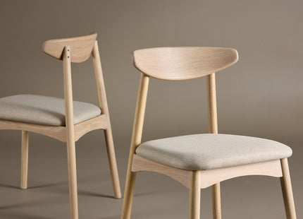 Vind Ven Matstolar 2-pack Whitewash