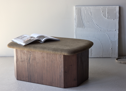 Venture Home Todd Ottoman 59 x 42 x 88 Brun