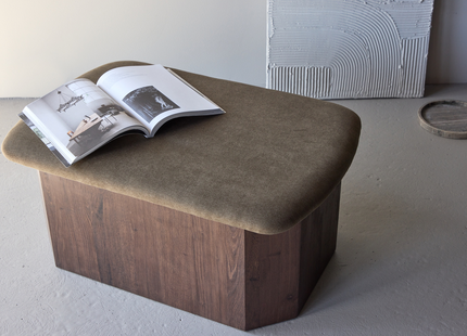 Venture Home Todd Ottoman 59 x 42 x 88 Brun