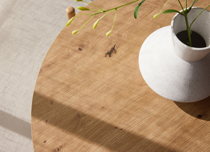 Venture Home Rubbo Soffbord ⌀80 Natur