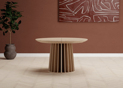 Venture Home Dope Runt Matbord Ø120 Natur