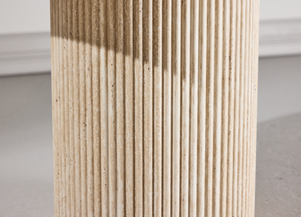 Venture Home Krille Sidobord ⌀60 Beige