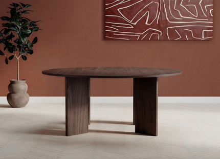 Venture Home Graos Runt Matbord Ø180 Mocka