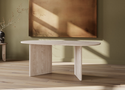 Venture Home Grönvik Ovalt Matbord 180 x 90 Natur