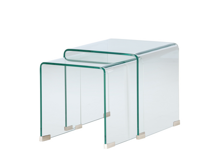 Venture Home Telemark Sidobord 42x42cm, 36x36cm Transparent