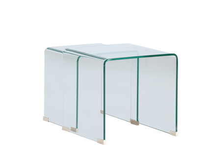 Venture Home Telemark Sidobord 42x42cm, 36x36cm Transparent