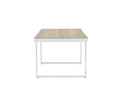 Venture Home Merlo Rektangulärt Matbord Utomhus 200 x 90 Vit