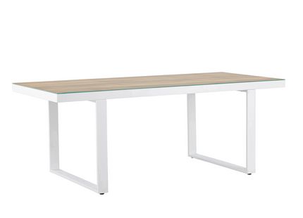 Venture Home Merlo Rektangulärt Matbord Utomhus 200 x 90 Vit