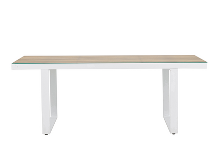 Venture Home Merlo Rektangulärt Matbord Utomhus 200 x 90 Vit