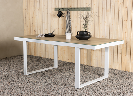 Venture Home Merlo Rektangulärt Matbord Utomhus 200 x 90 Vit