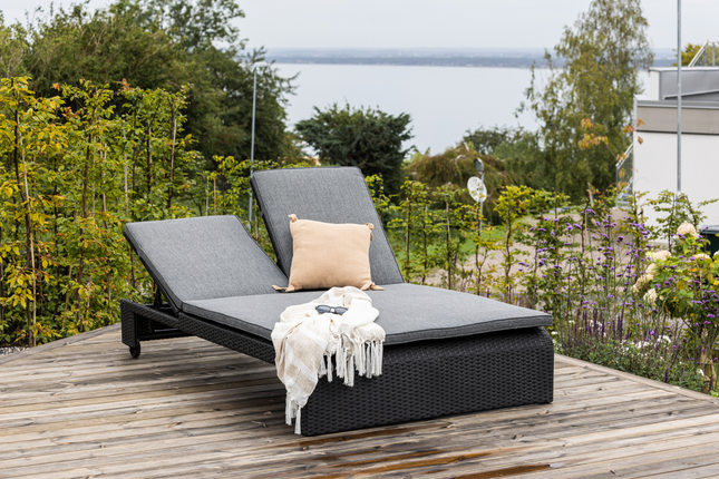 Venture Home London Solstol Svart