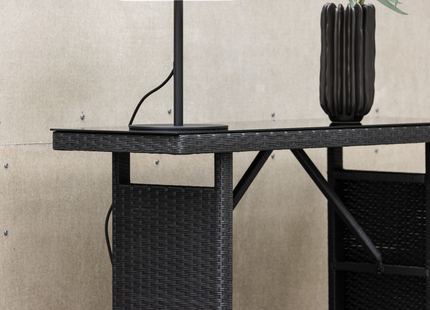 Venture Home Padova Sidobord Utomhus  120 x 40 Svart