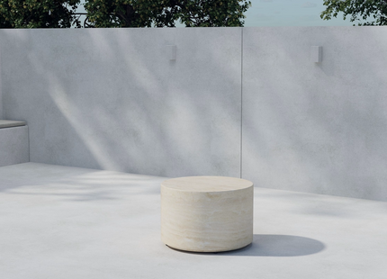Venture Home Lissabon Sidobord Utomhus ⌀60 Beige