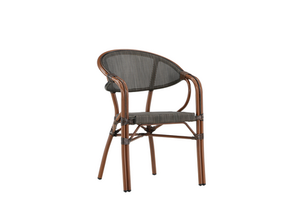 Venture Home Vila Caféstol Utomhus 2-pack Svart