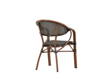 Venture Home Vila Caféstol Utomhus 2-pack Svart