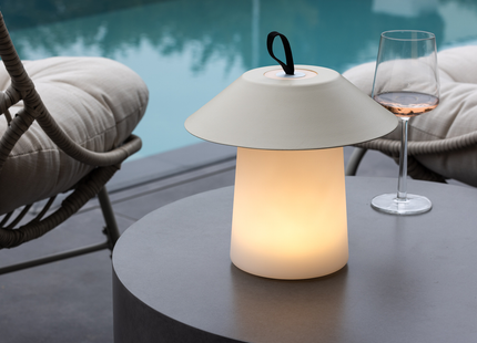Venture Home Rubu Bordslampa Vit Utomhus