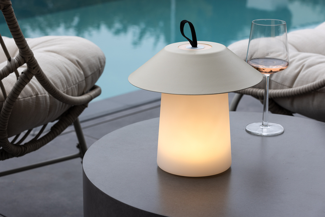 Venture Home Rubu Bordslampa Vit Utomhus