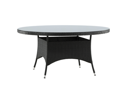 Venture Home Volta Runt Matbord Utomhus ⌀150 Svart