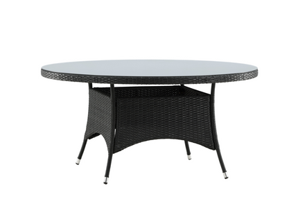 Venture Home Volta Runt Matbord Utomhus ⌀150 Svart