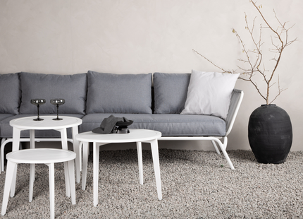 Venture Home Roxo Hörnsoffgrupp Utomhus Vit Grå