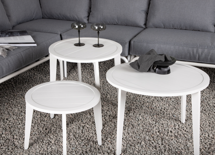 Venture Home Roxo Hörnsoffgrupp Utomhus Vit Grå