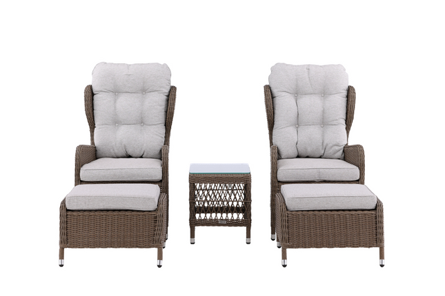 Venture Home Washington Lounge Set Utomhus Natur