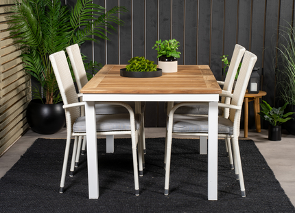 Venture Home Anna Matstol Utomhus 2-pack Vit
