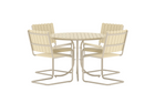 Venture Home Holmsund Matgrupp Utomhus Med 4st Matstolar Beige