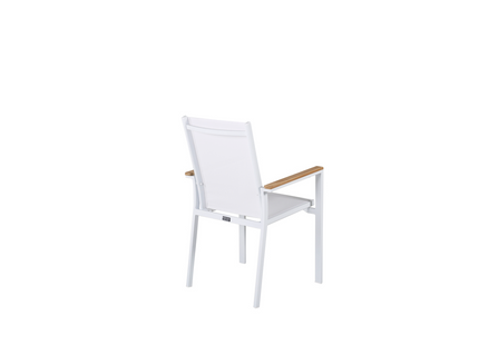 Venture Home Texas Matstol Utomhus 2-pack Vit