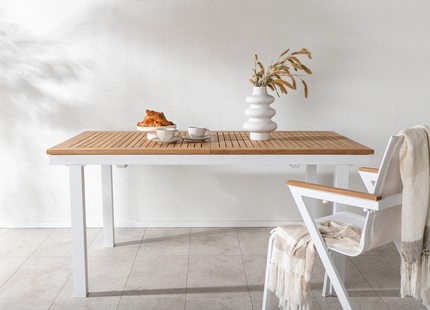 Venture Home Panama Rektangulärt Matbord Utomhus 160 x 90 Vit