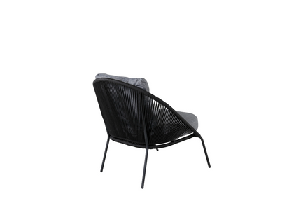 Venture Home Lindos Loungefåtölj Utomhus Svart 2-pack