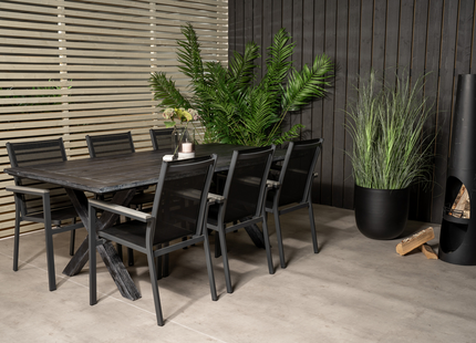 Venture Home Parma Matstol Utomhus 2-pack Svart