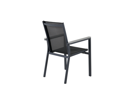Venture Home Parma Matstol Utomhus 2-pack Svart
