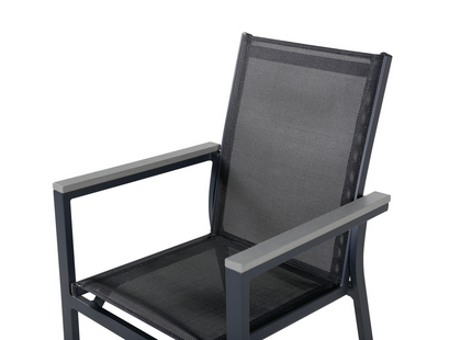 Venture Home Parma Matstol Utomhus 2-pack Svart