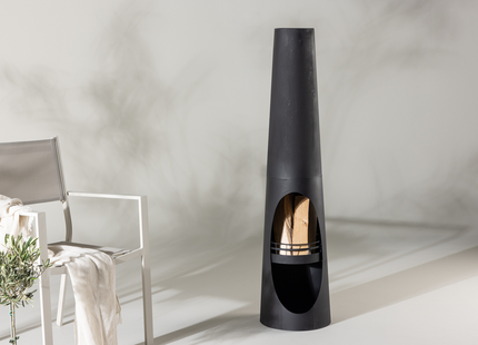 Venture Home Bastian Eldstad ⌀33 Svart