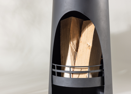 Venture Home Bastian Eldstad ⌀33 Svart