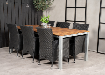 Venture Home Knick Matstol Utomhus 2-pack Svart