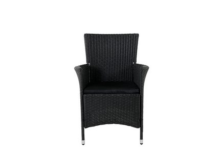 Venture Home Knick Matstol Utomhus 2-pack Svart