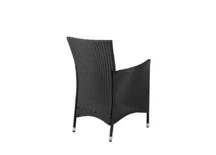 Venture Home Knick Matstol Utomhus 2-pack Svart