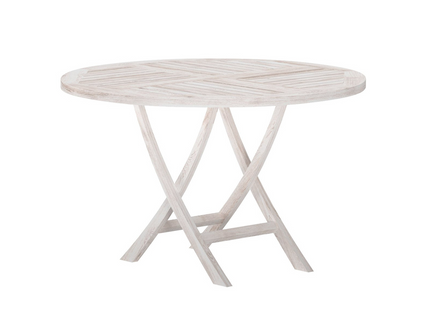Venture Home Kenya Runt Matbord Utomhus ⌀120 Vitputsad