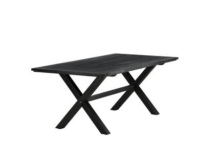 Venture Home Rives Rektangulärt Matbord Utomhus 200 x 100 Svart