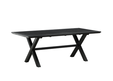 Venture Home Rives Rektangulärt Matbord Utomhus 200 x 100 Svart