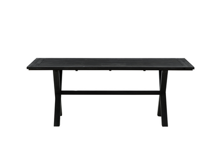 Venture Home Rives Rektangulärt Matbord Utomhus 200 x 100 Svart
