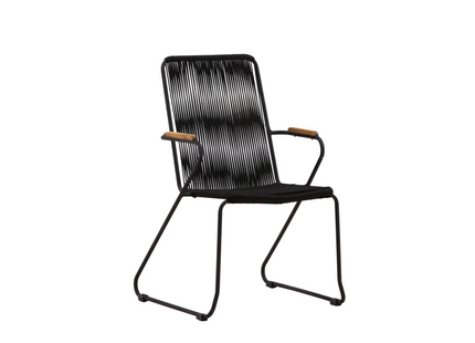 Venture Home Bois Matstol Utomhus 2-pack Svart