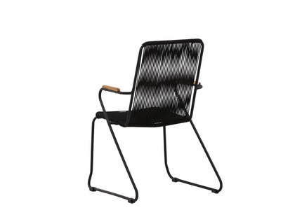 Venture Home Bois Matstol Utomhus 2-pack Svart