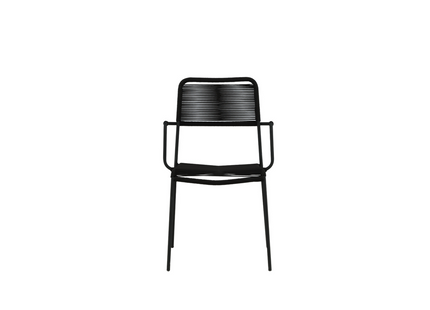 Venture Home Lindos Matstol Utomhus 2-pack Svart